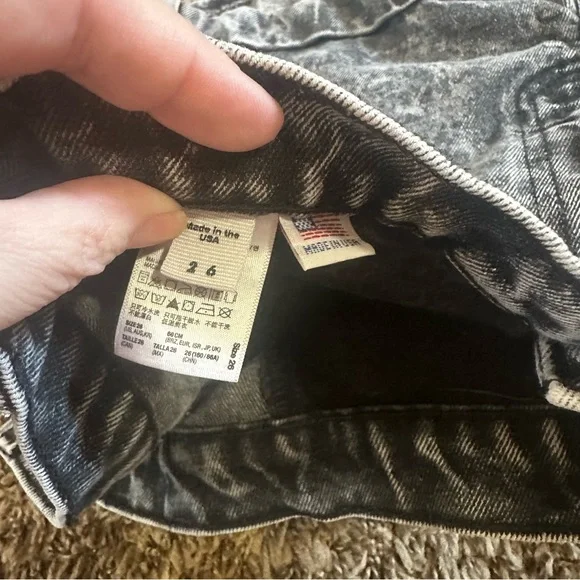American Apparel sz 26 denim short lot - Picture 4 of 7